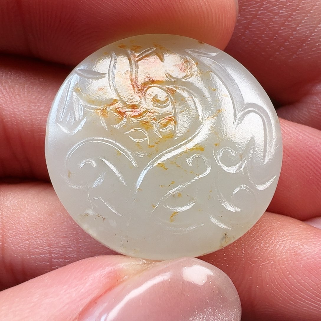 和田玉颈饰未镶嵌福*