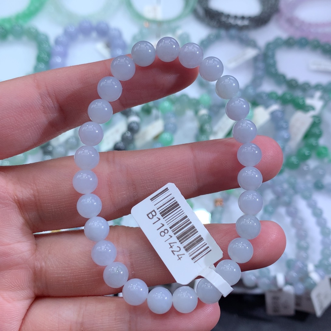 翡翠手链未镶嵌天然