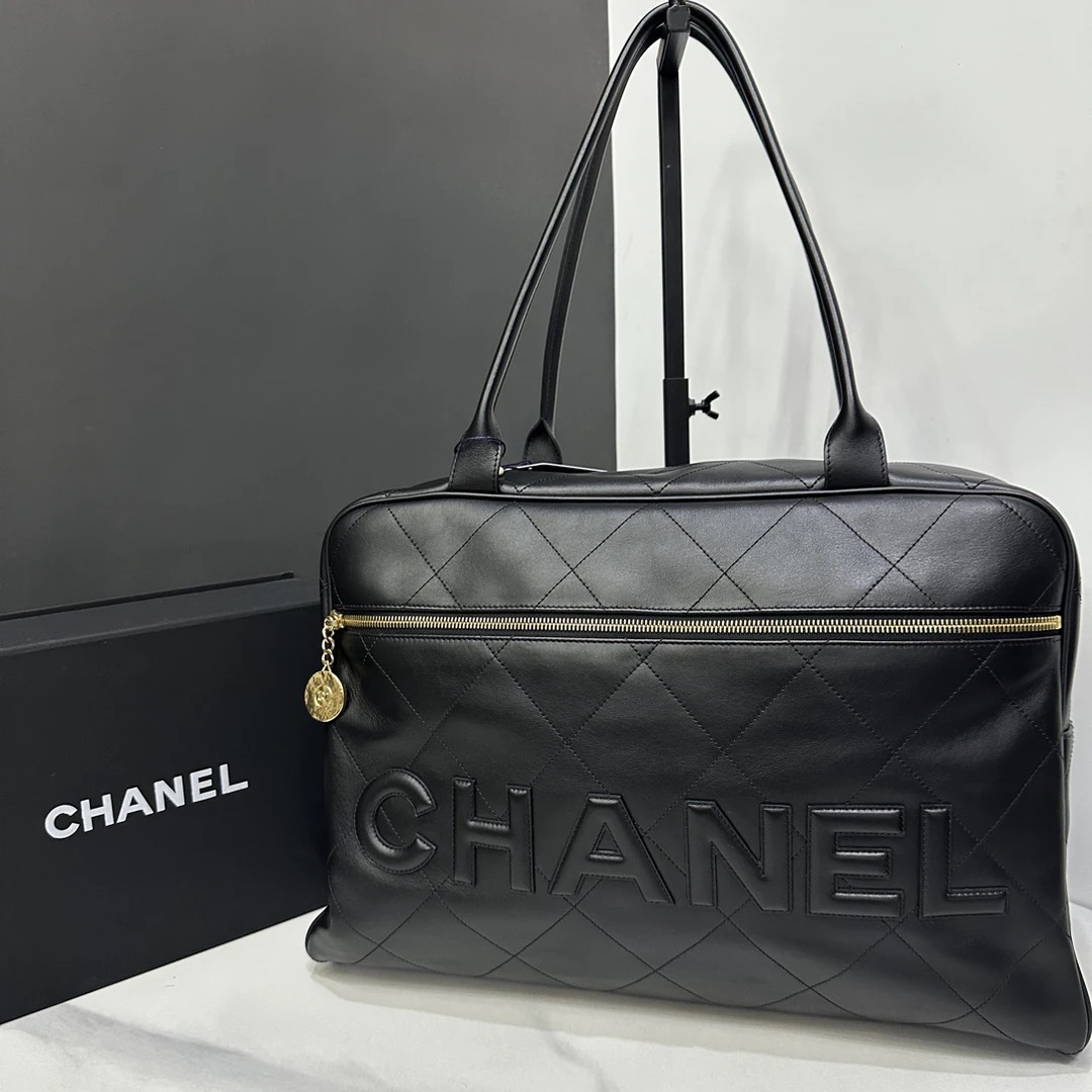 95新 Chanel/香奈儿 23C保龄球旅行包芯片43cm/0995112002