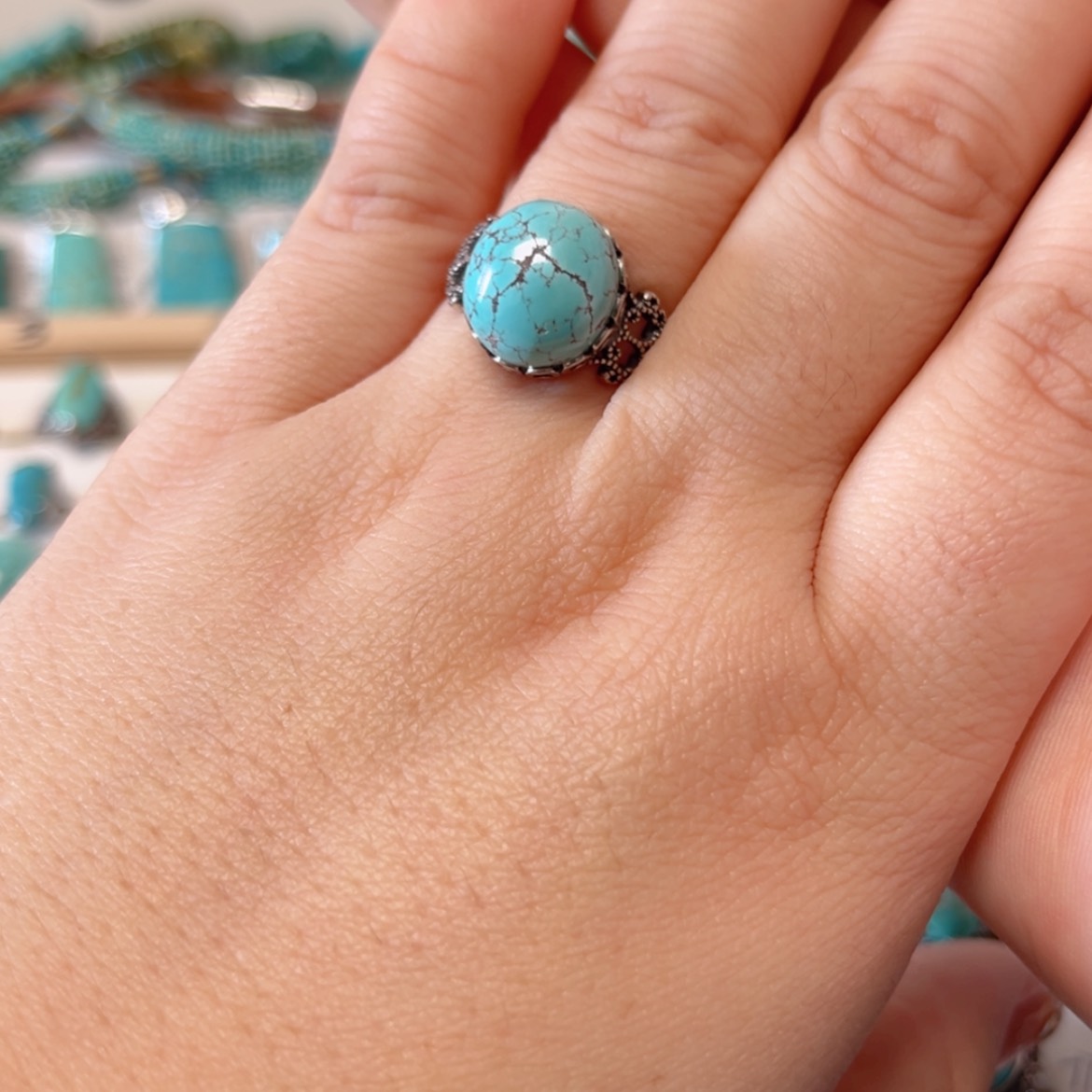 【闪购商品】未镶嵌绿松石珠宝奇石