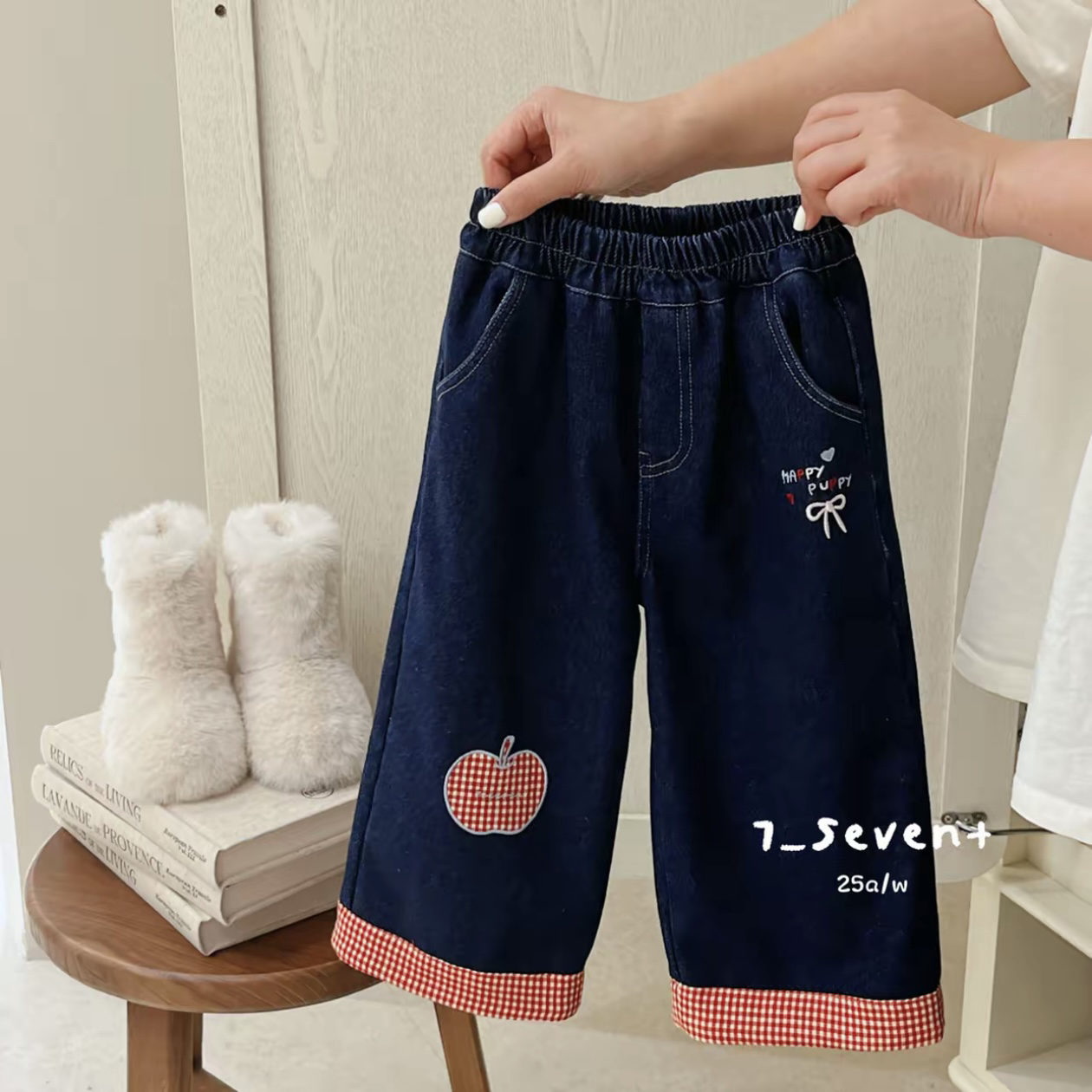 【7-seven】25秋冬一体绒女童加绒直筒裤微喇裤合集