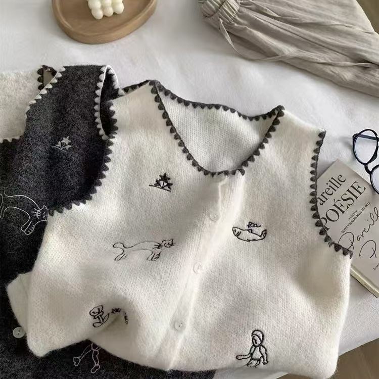 【301-400】紫亦家韩系宽松百搭毛衣马甲