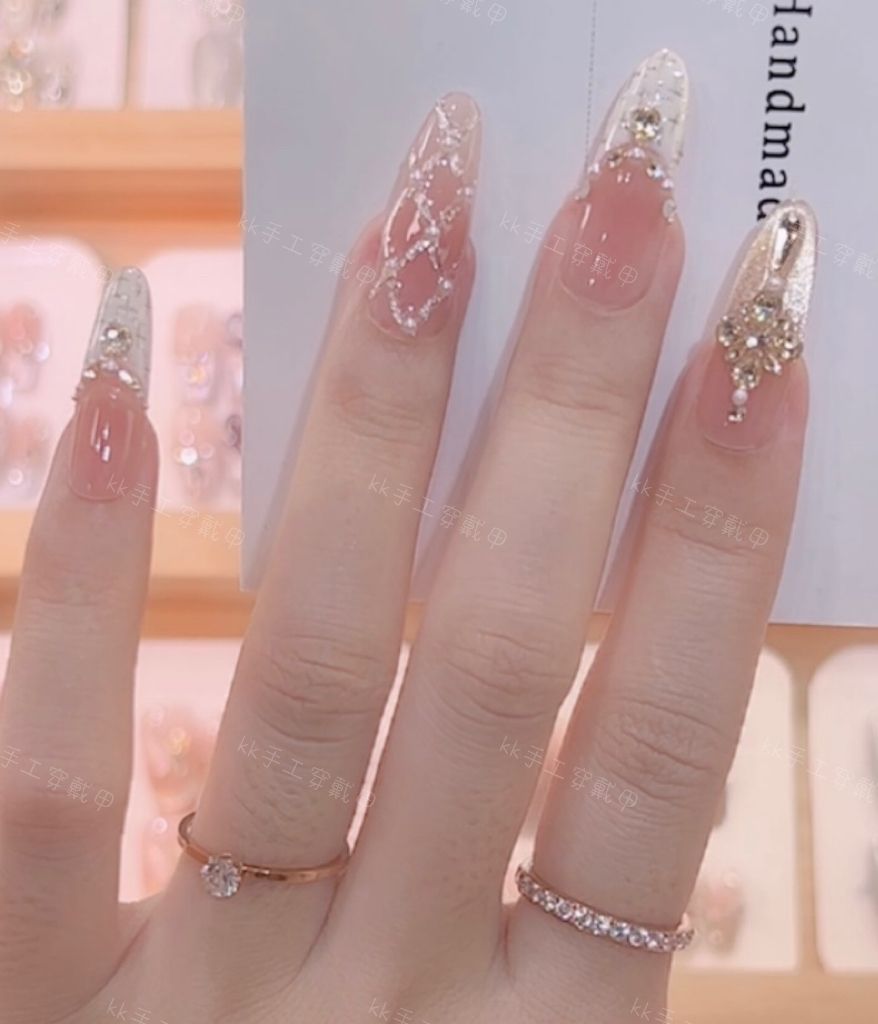 【香香公主】时尚清新纯欲高级感成品穿戴式手工美甲显白气质