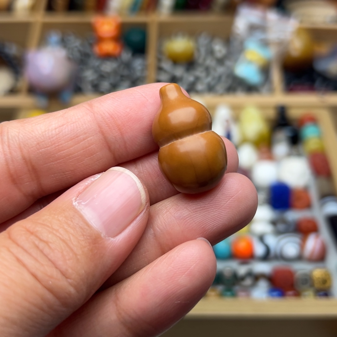 橄榄核吊坠15mm葫芦手工雕