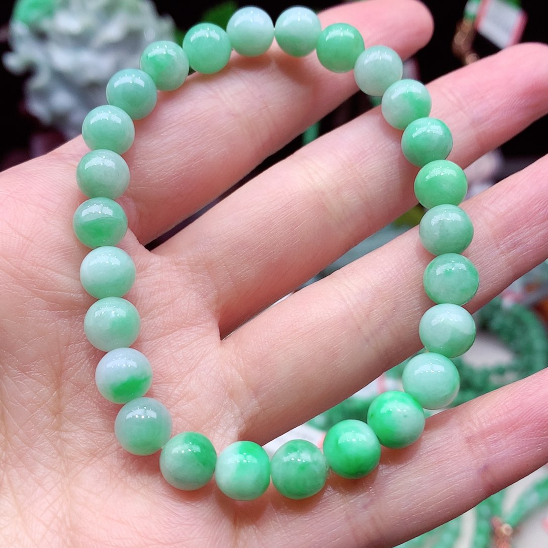 翡翠未镶嵌手链翡翠