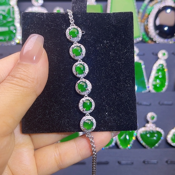 翡翠手链未镶嵌手链