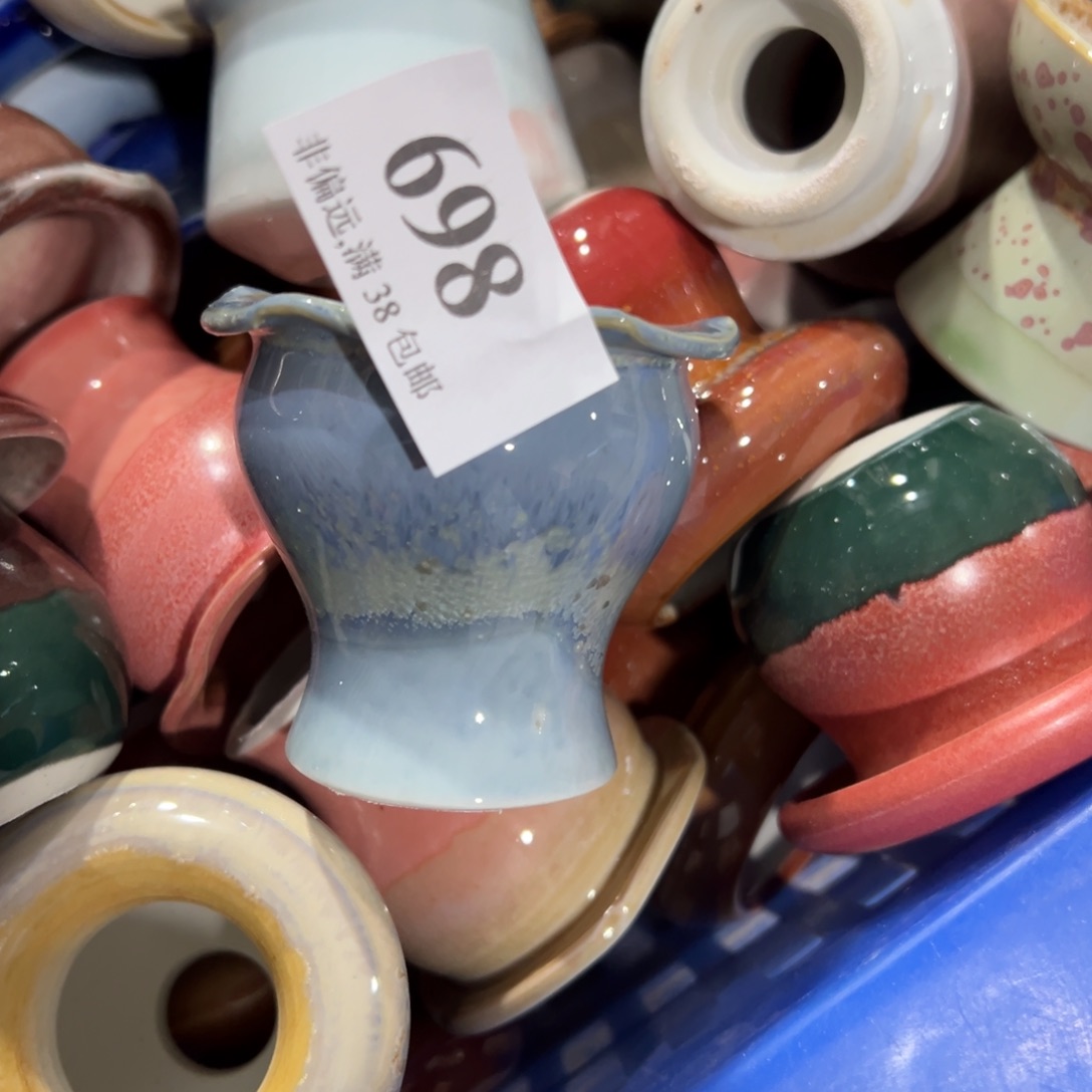 红陶景德镇手工花盆