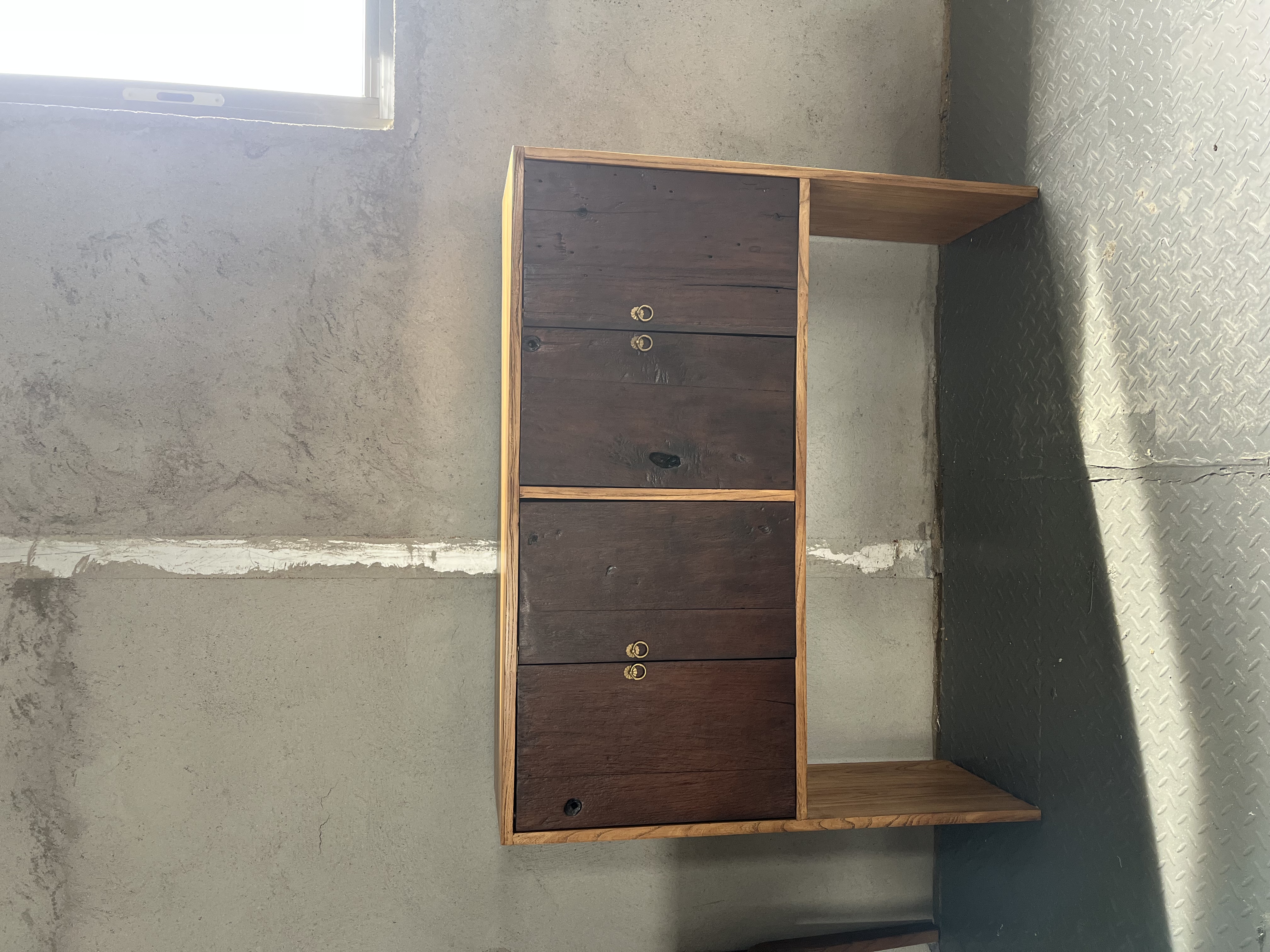 简约风休闲风4门餐边柜置物组合柜书柜SY03-120*35*100