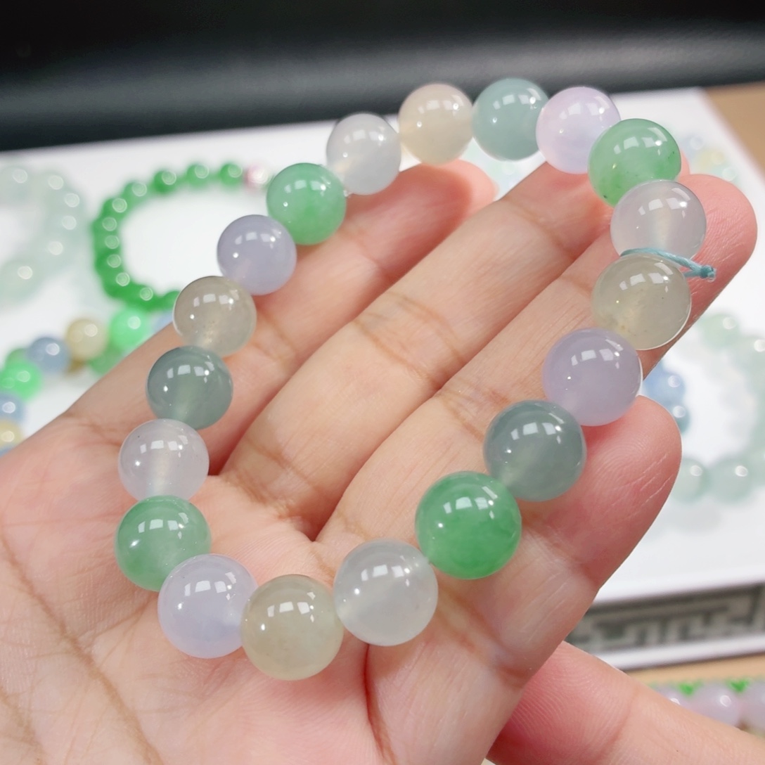 翡翠未镶嵌手链翡翠