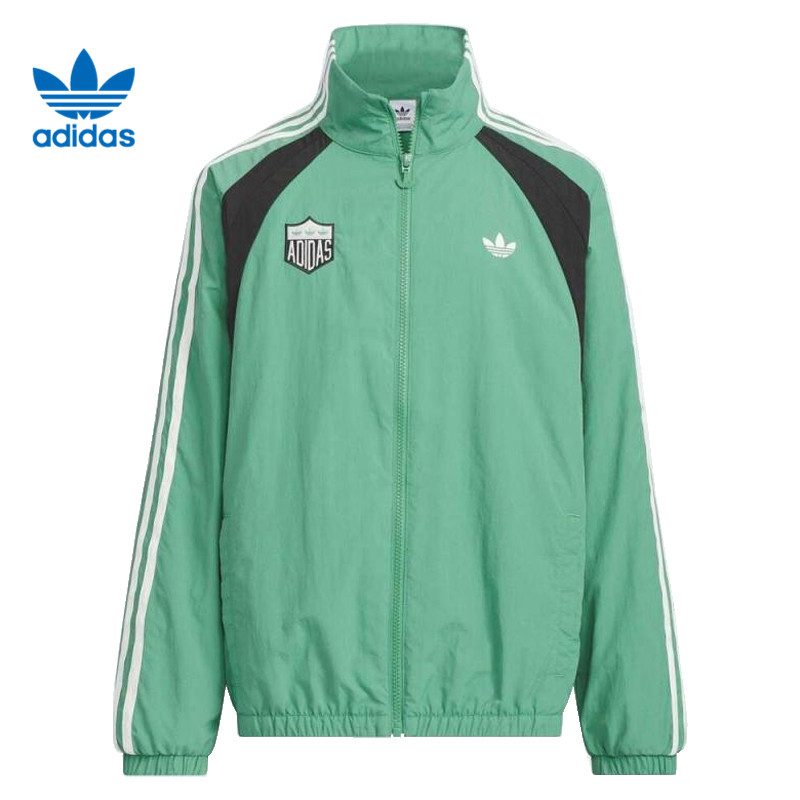 adidas Originals阿迪达斯三叶草JK WV WB梭织无帽外套JV5176