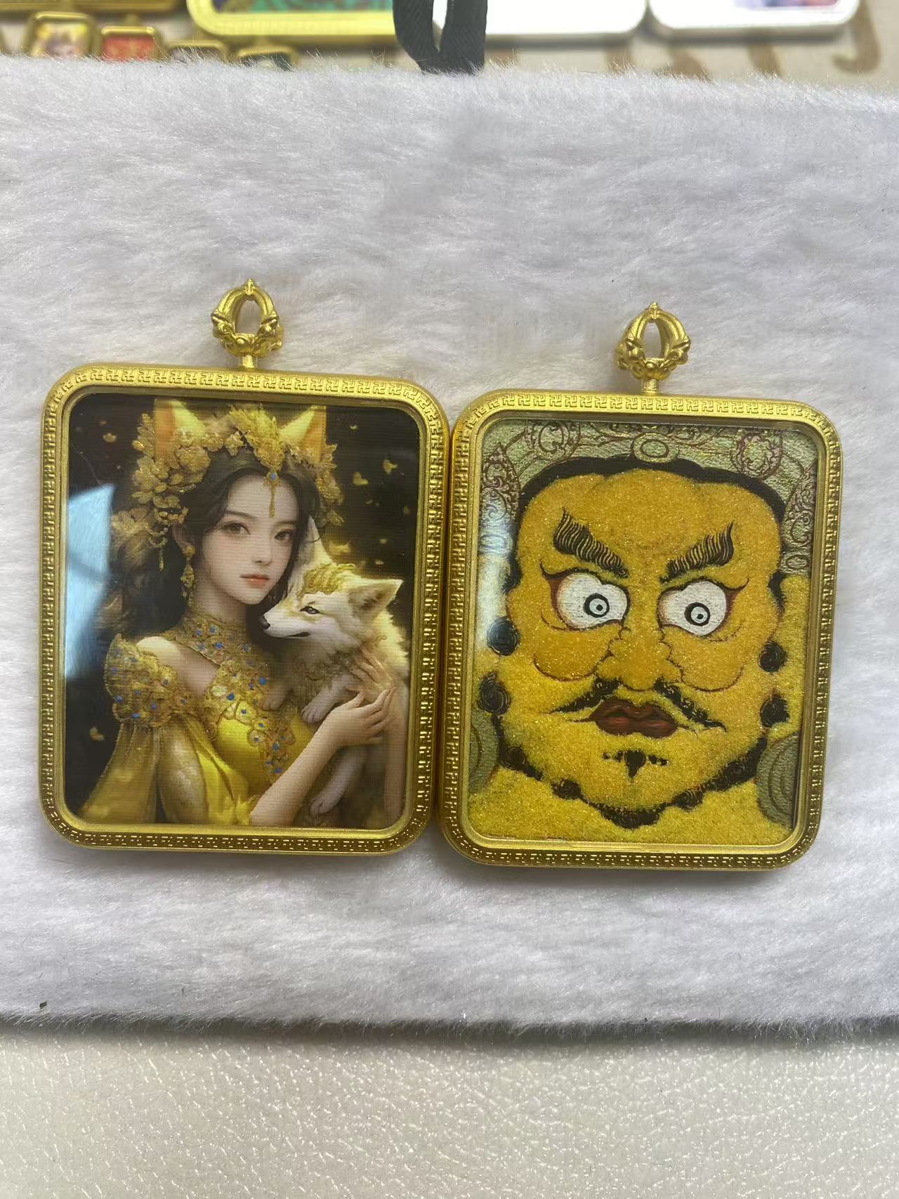 姻缘+米 手绘唐卡