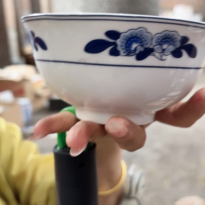 摆件景德镇高温陶瓷青花碗
