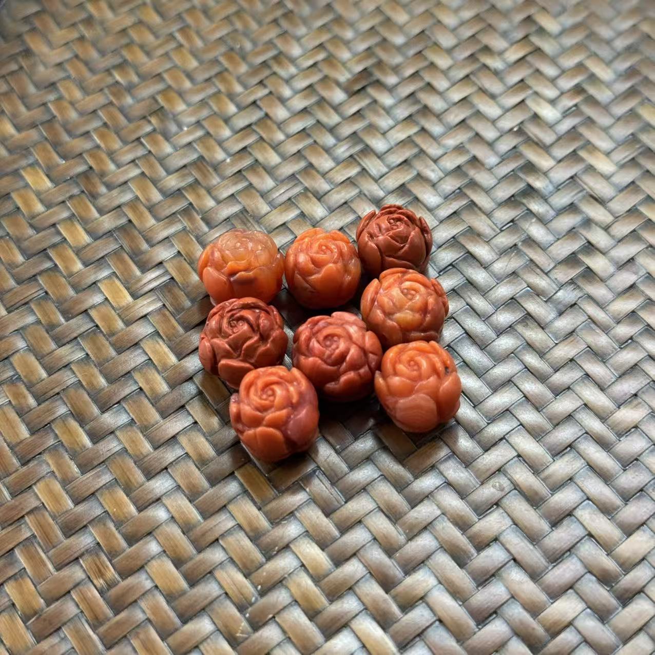 天然南红花花配饰—多样性发其一