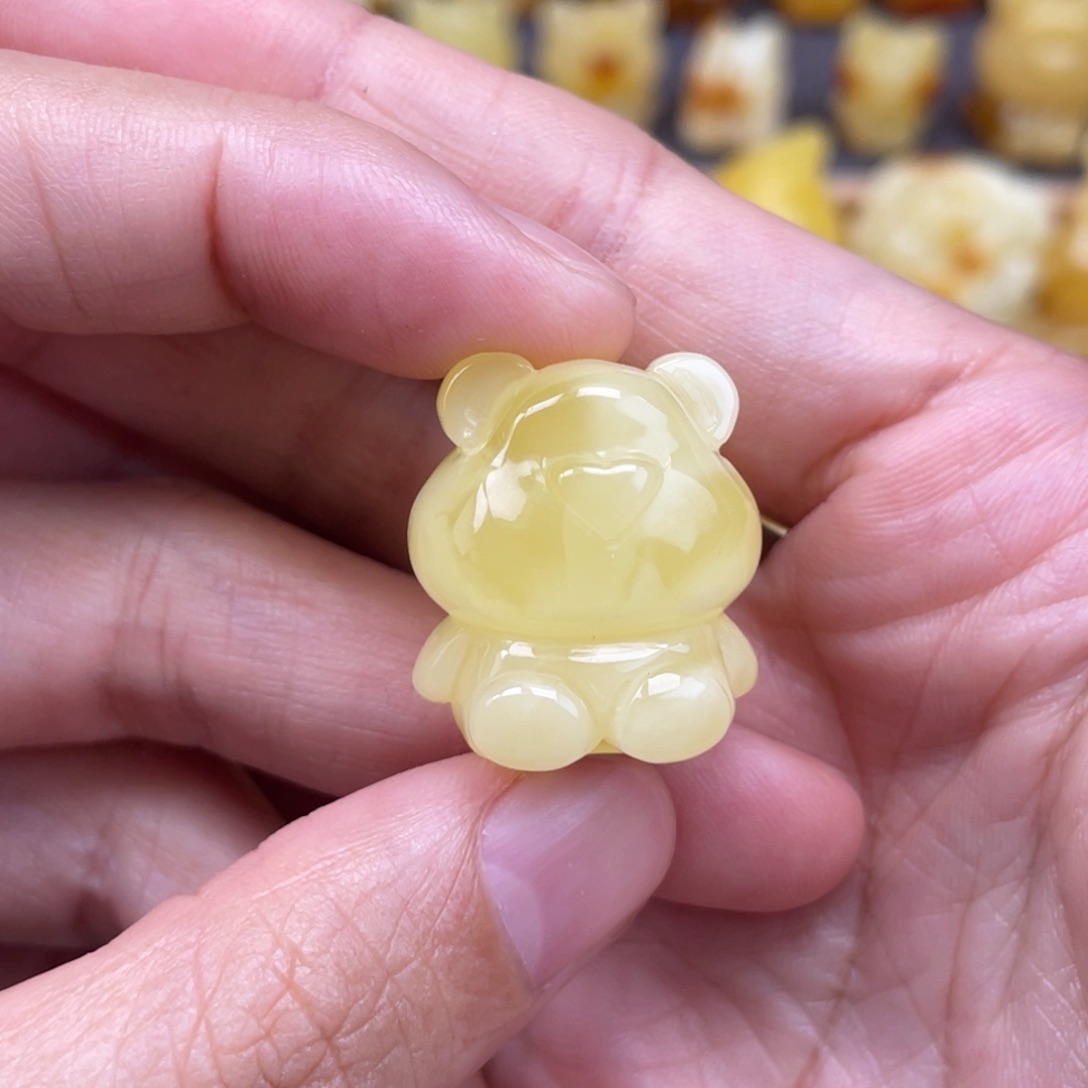 裸石琥珀未镶嵌蜜蜡