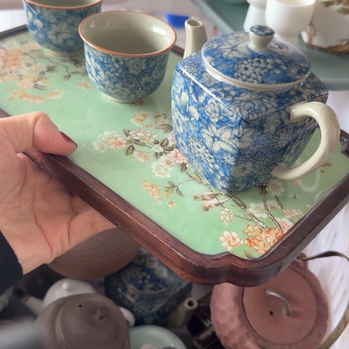 微瑕陶瓷茶具茶杯茶壶