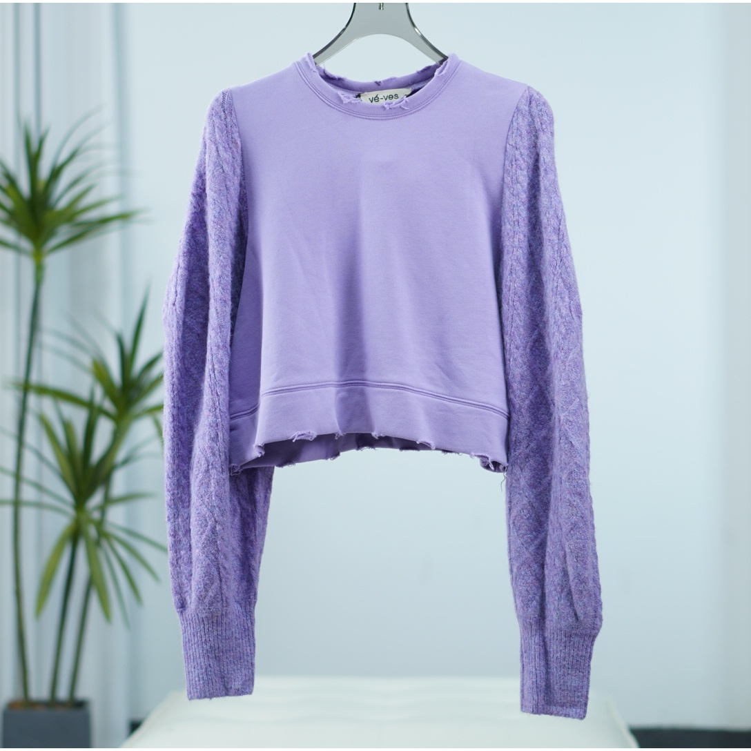 尚系列  Z823  女装简约时尚卫衣紫色FW06Y77