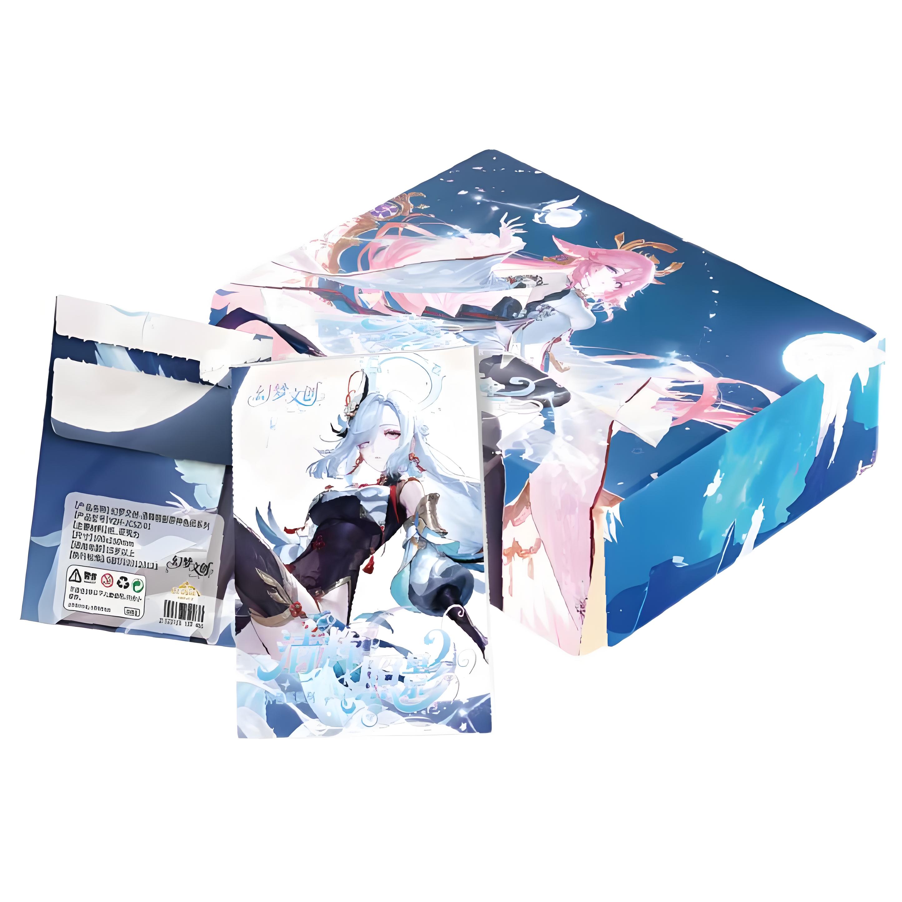 小佳【玩法合集】幻梦文创-清辉照影-原神色纸第一弹收藏卡牌潮玩