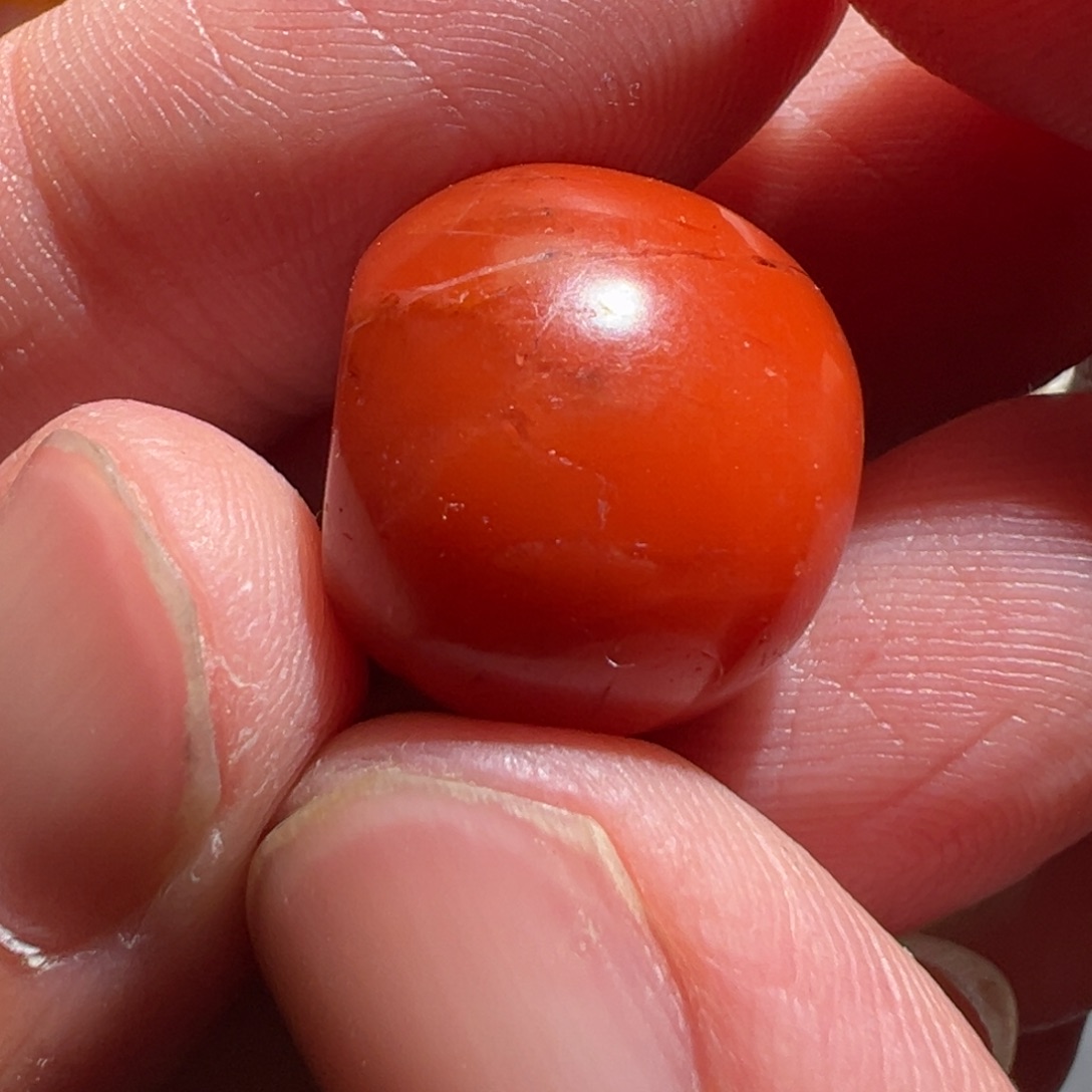 南红玛瑙未镶嵌颈饰