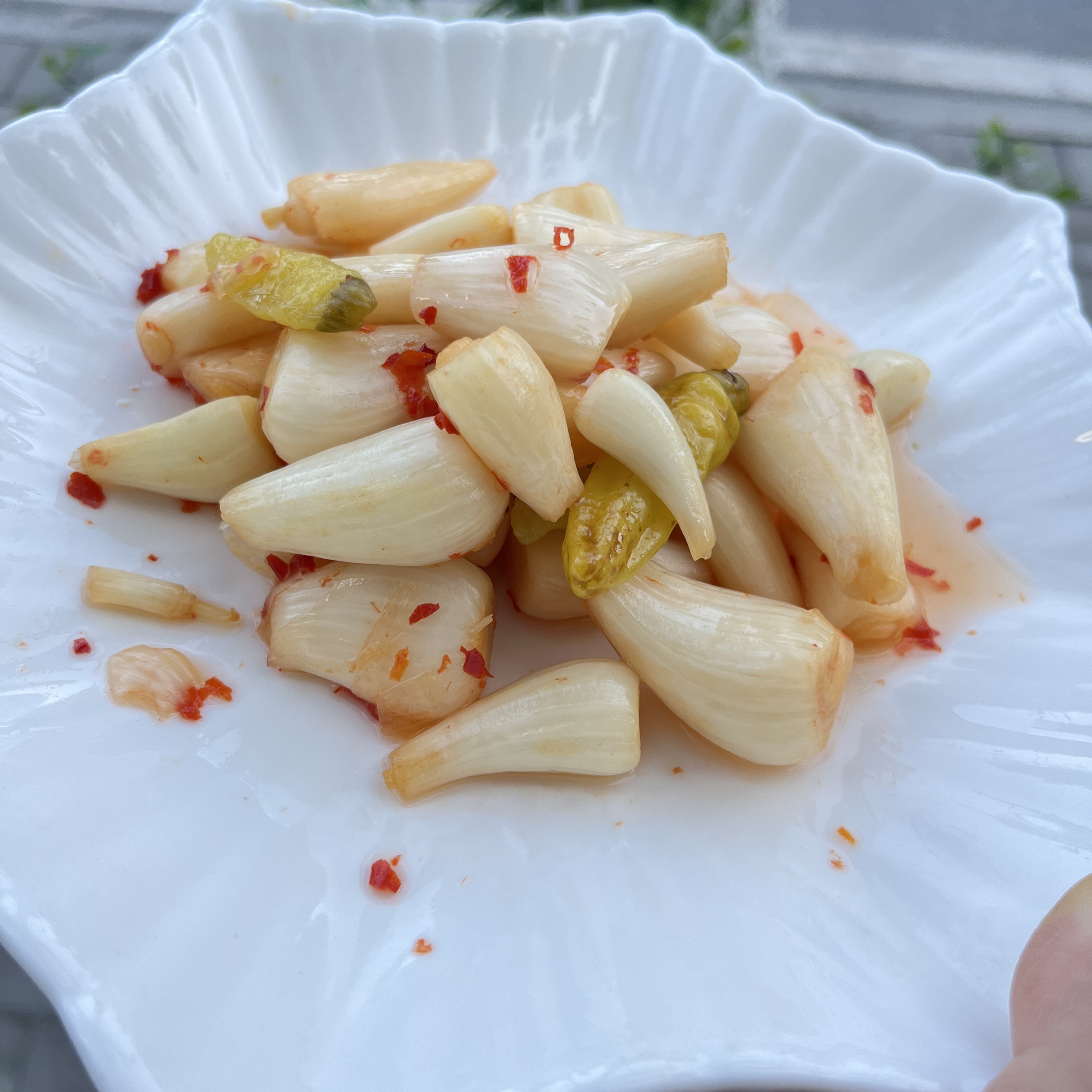 酸辣藠头酸辣葱坨子酸辣脆爽竹山风味儿