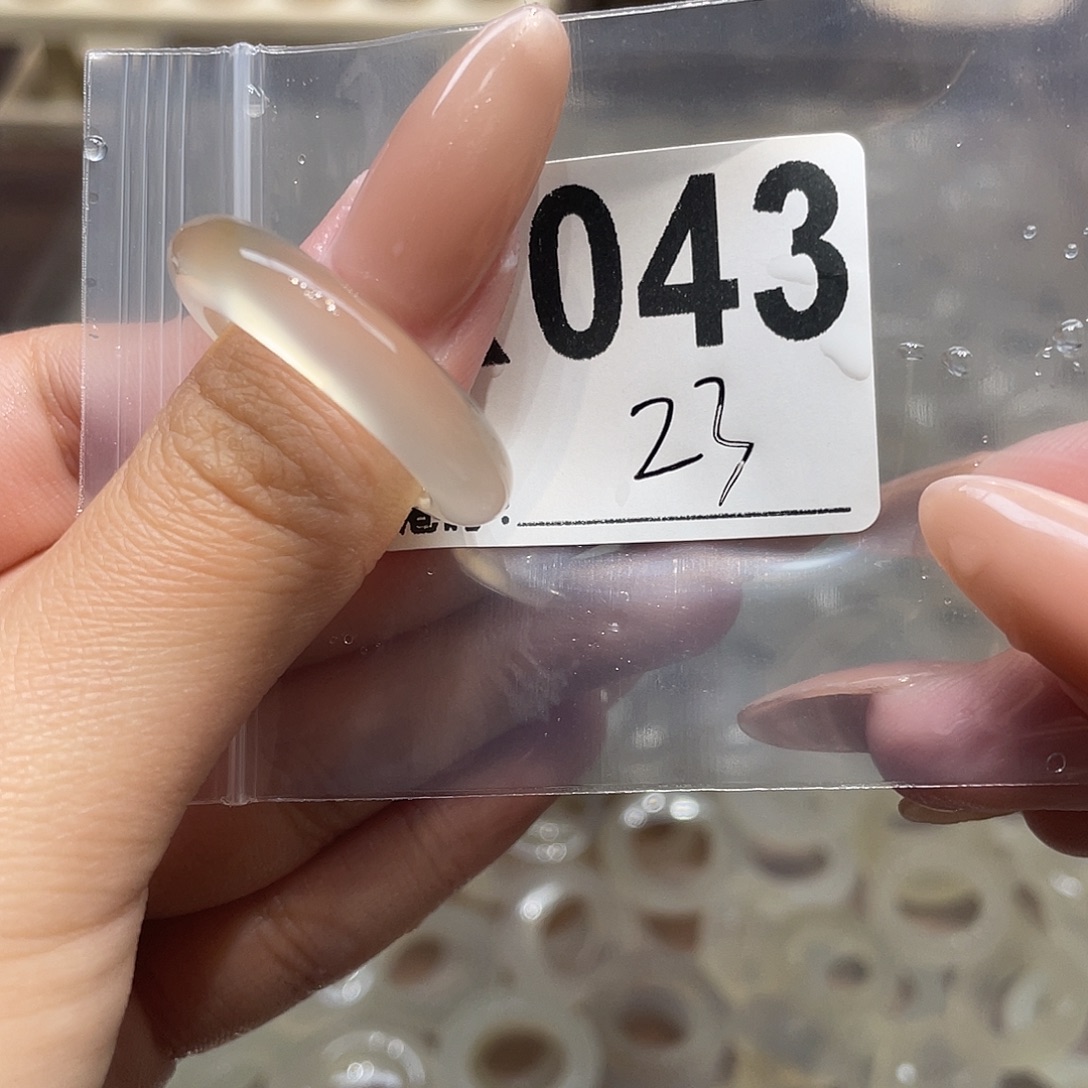 玛瑙/玉髓未镶嵌戒指043