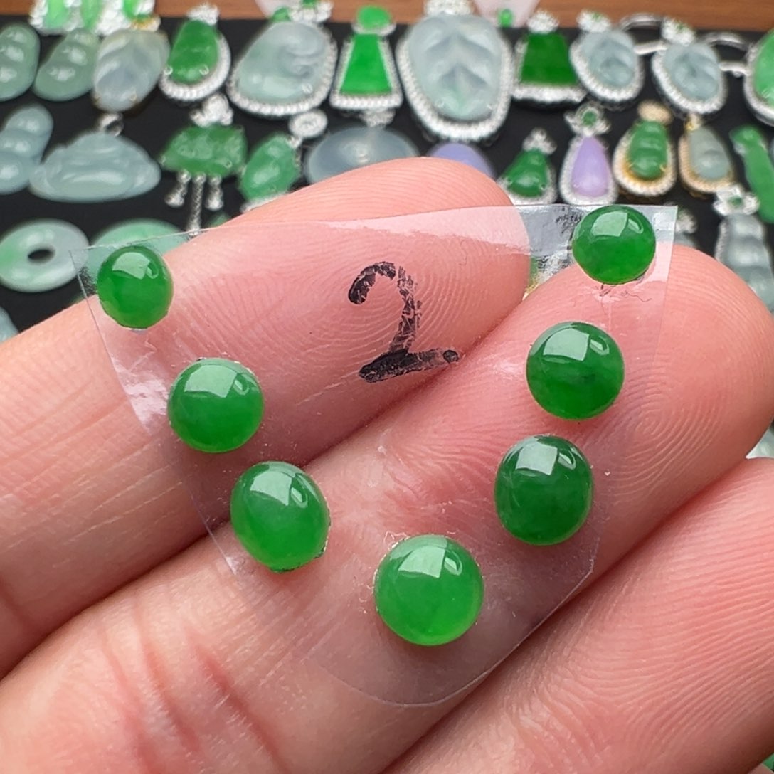 翡翠颈饰未镶嵌2号套链