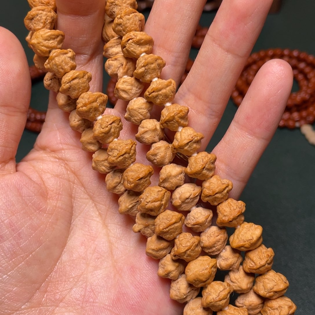 柏香籽/百香籽吊坠脸谱手持