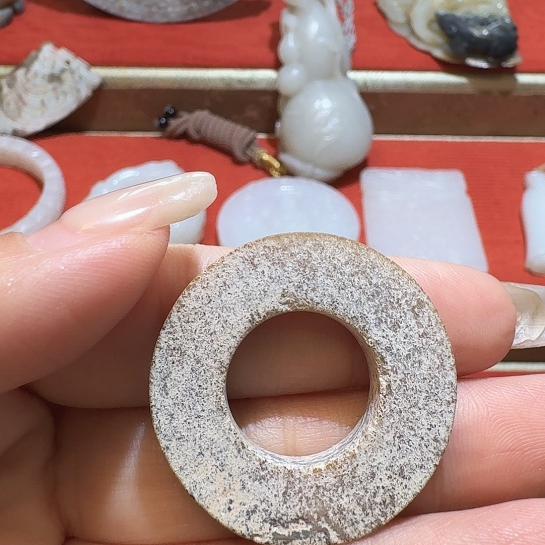 和田玉（糖玉）挂件未镶嵌梓*