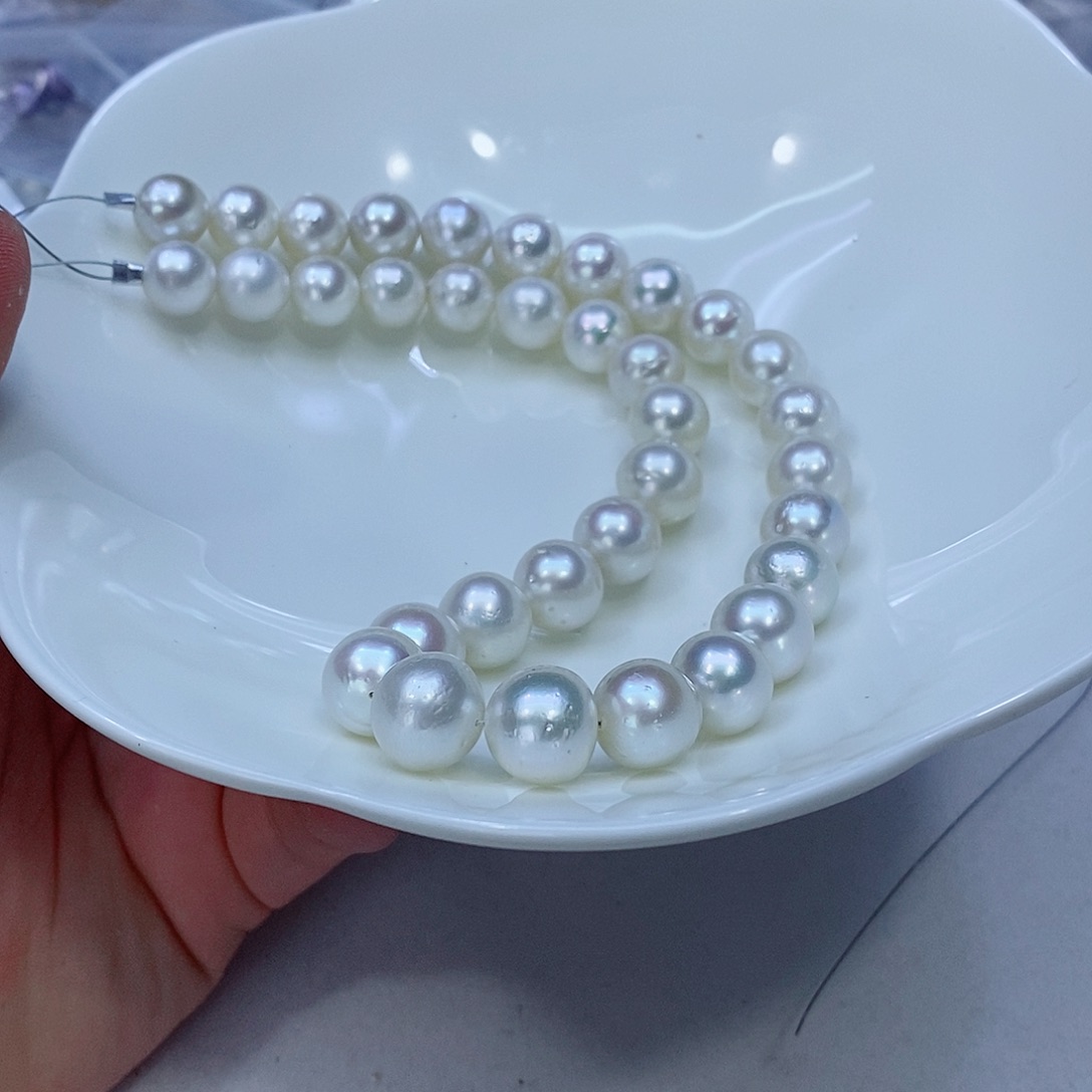 海水珍珠颈饰银S925镶嵌