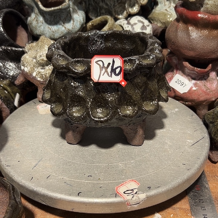 粗陶花盆制作就这样的