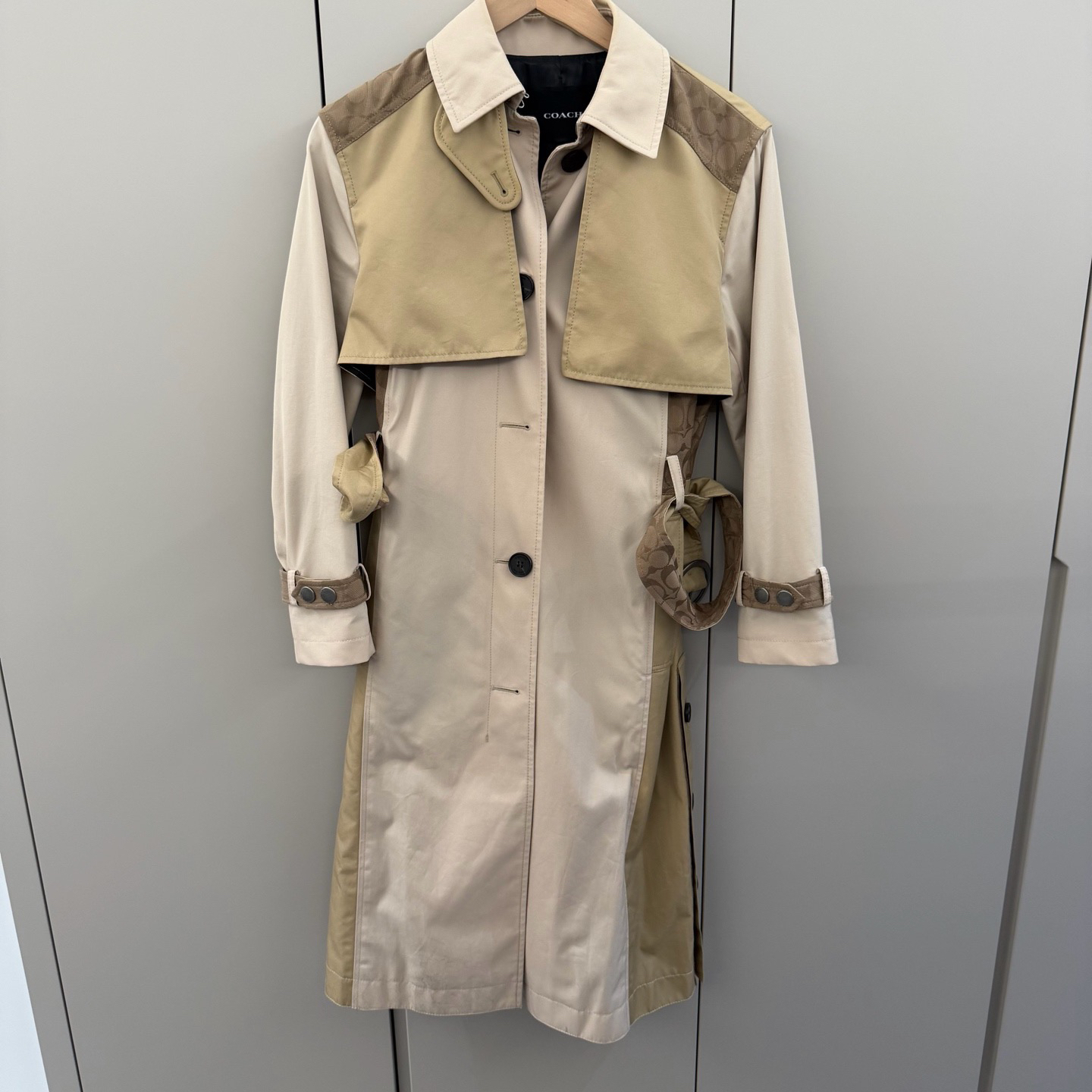 99新 COACH/蔻驰 160/88A /coach蔻驰风衣/99新