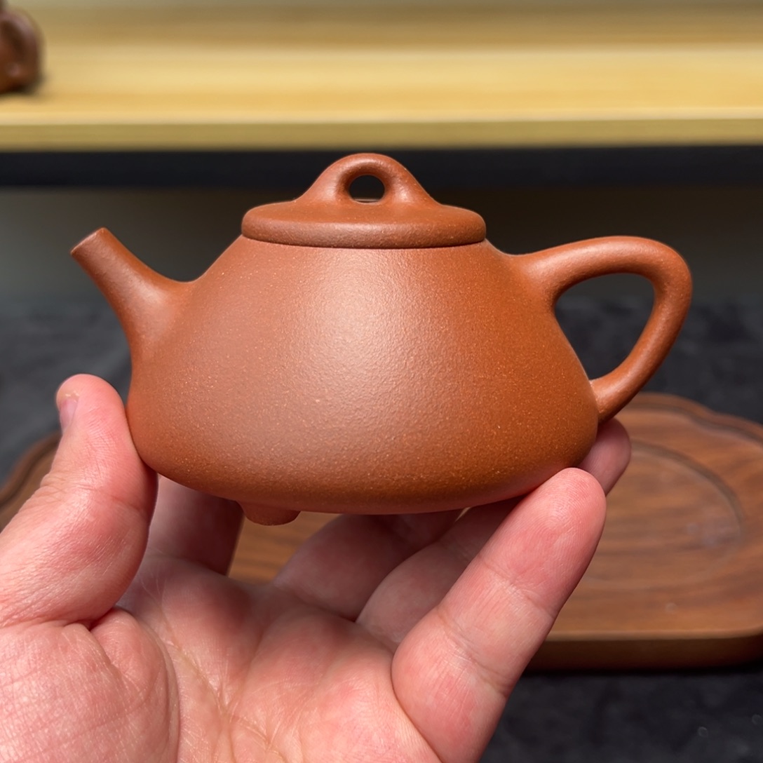紫砂茶壶瑕疵150桃花泥子冶