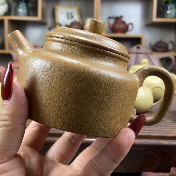 紫砂茶壶前**锦原矿紫砂壶