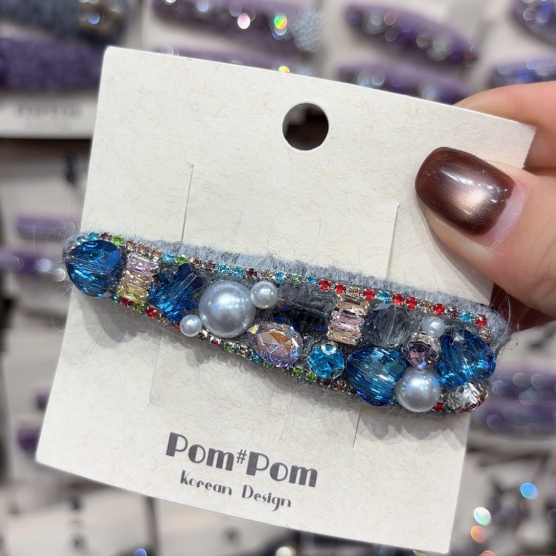 布艺铁合金彩钻拜拜一个