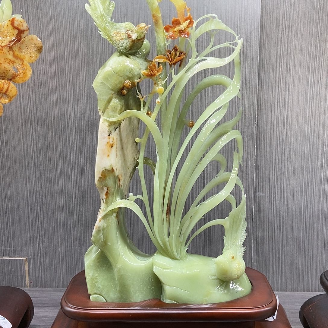 【闪购商品】蛇纹石玉（覆膜）珠宝奇石未镶嵌