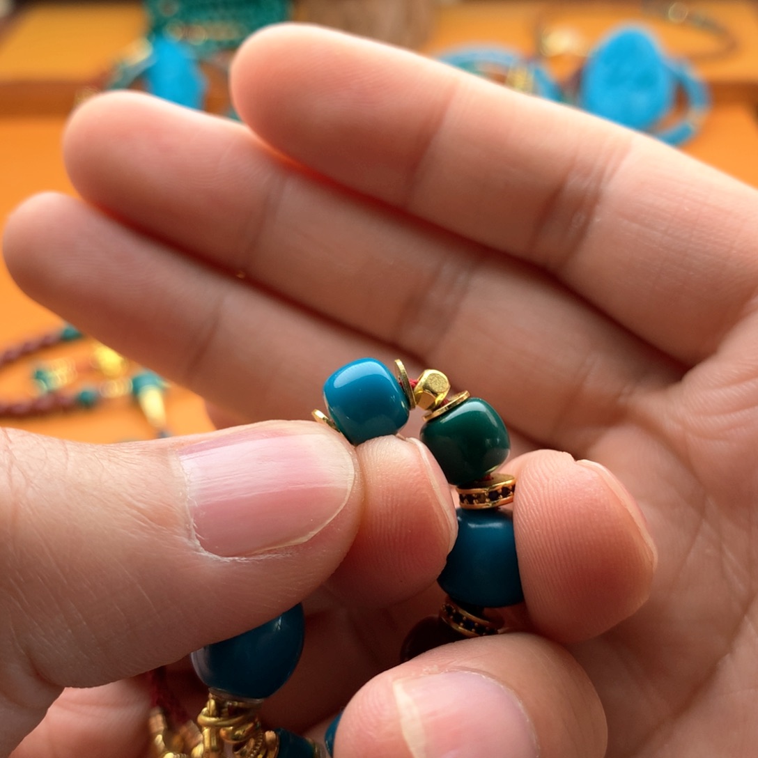 颈饰琉璃@***行尺寸直径7