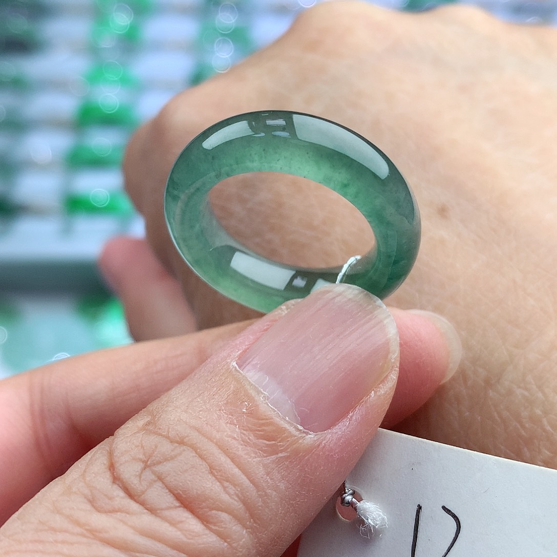 未镶嵌戒指翡翠12号