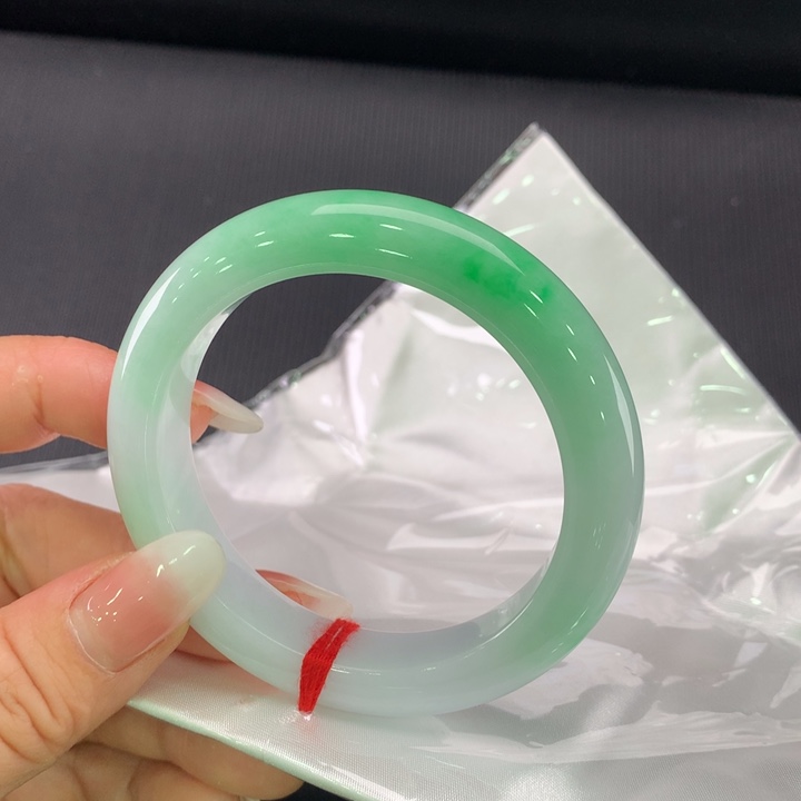 未镶嵌手镯翡翠正圈53