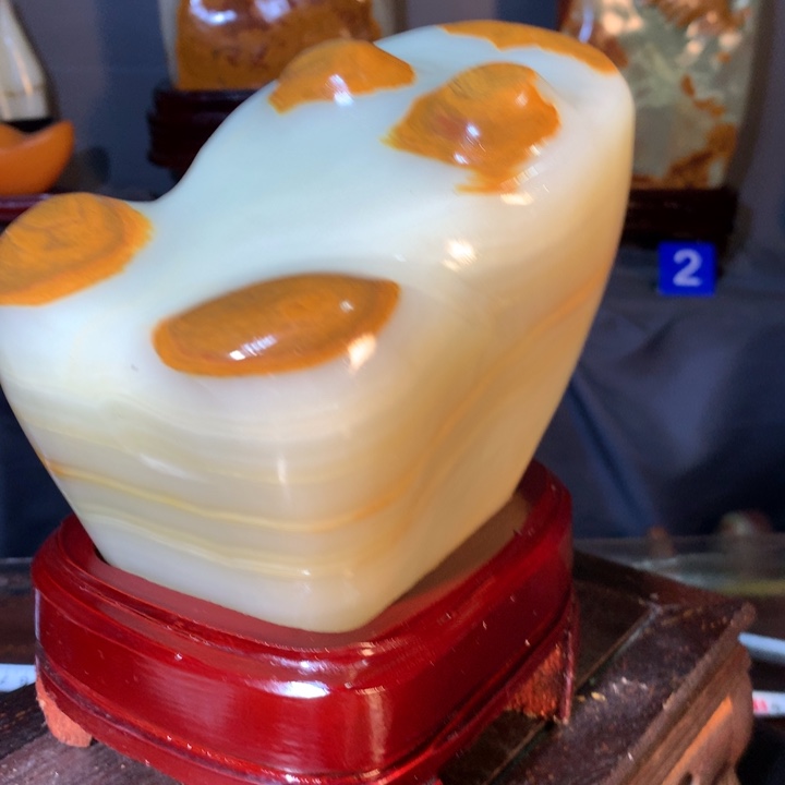 石材天然原石摆件