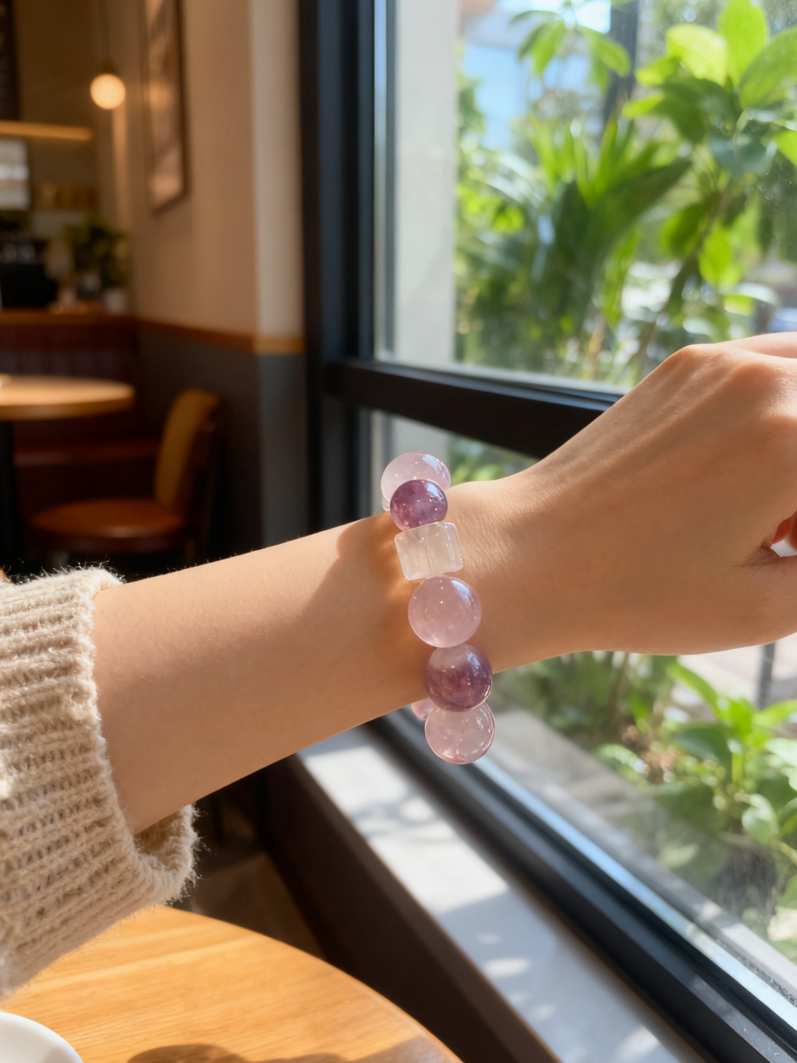 【YOUMI】直播专属链接 天然水晶手串多样性发货公屏扣价格再付款