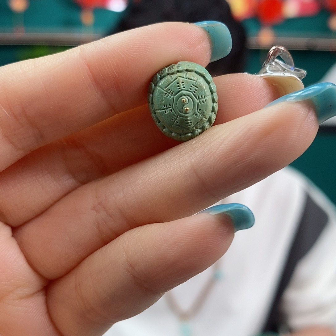 绿松石珠宝奇石未镶嵌