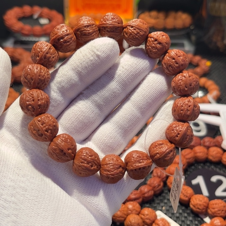 文玩核桃手串金****品核桃手串1.5尺寸全品