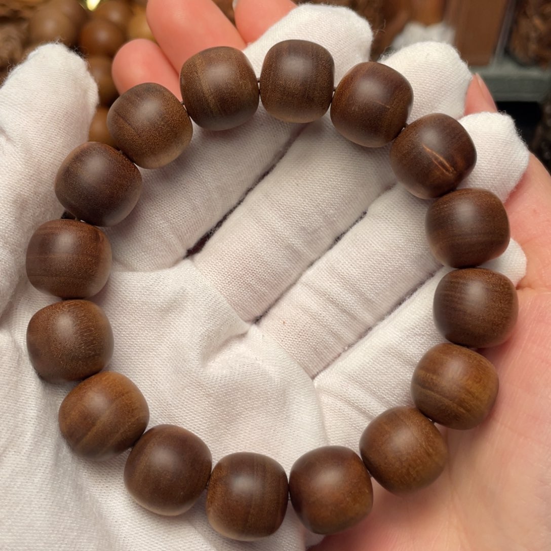 檀香木手串/手链迈索尔老山檀13/14瑕福利