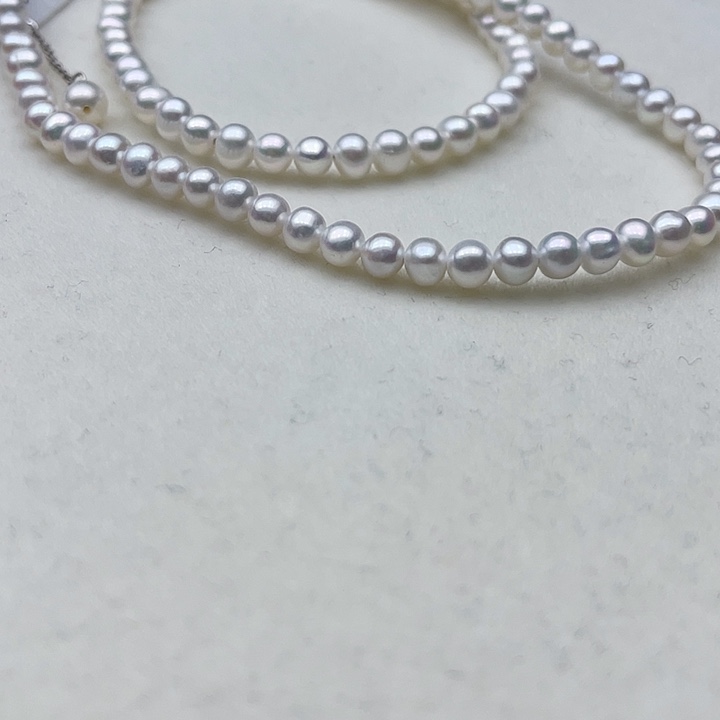 淡水珍珠颈饰银S925镶嵌4➕极光