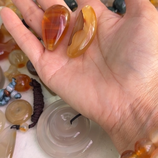 玛瑙/玉髓颈饰合金T****约