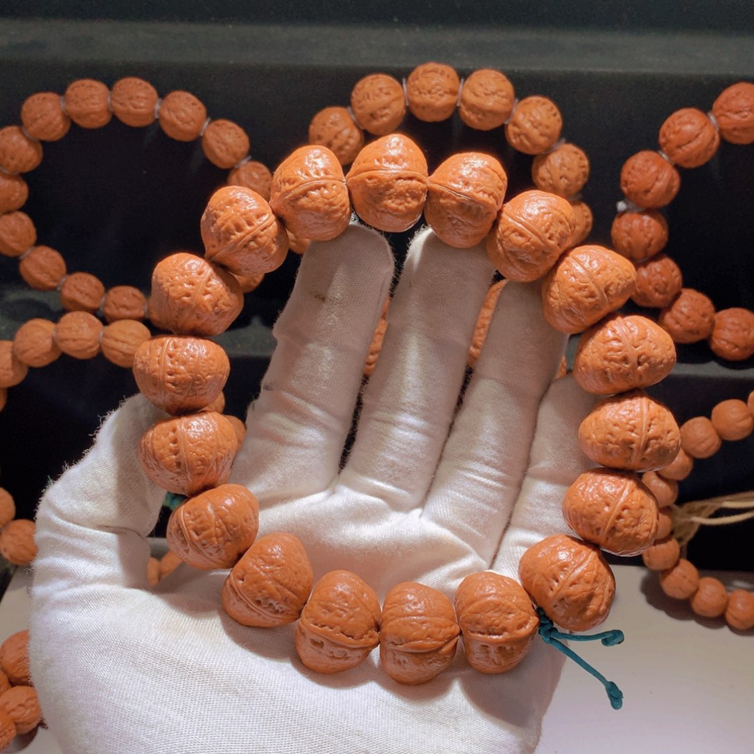 文玩核桃手串西*金元宝