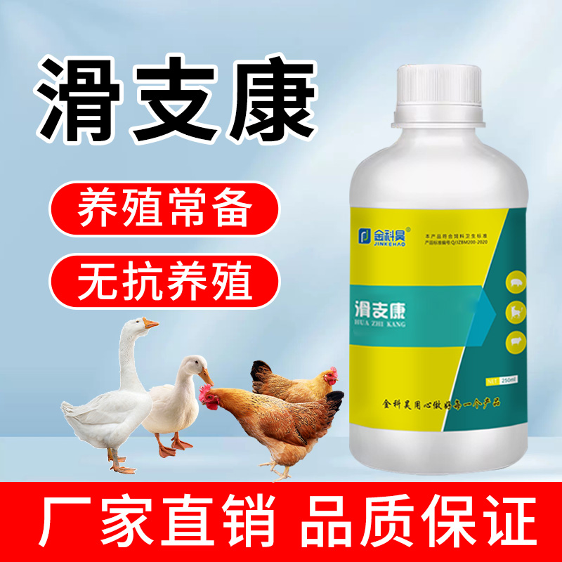 金科昊【滑支康】家禽肉禽蛋禽鸡鸭鹅鸽鹌鹑芦丁鸡养殖场饲料添加剂