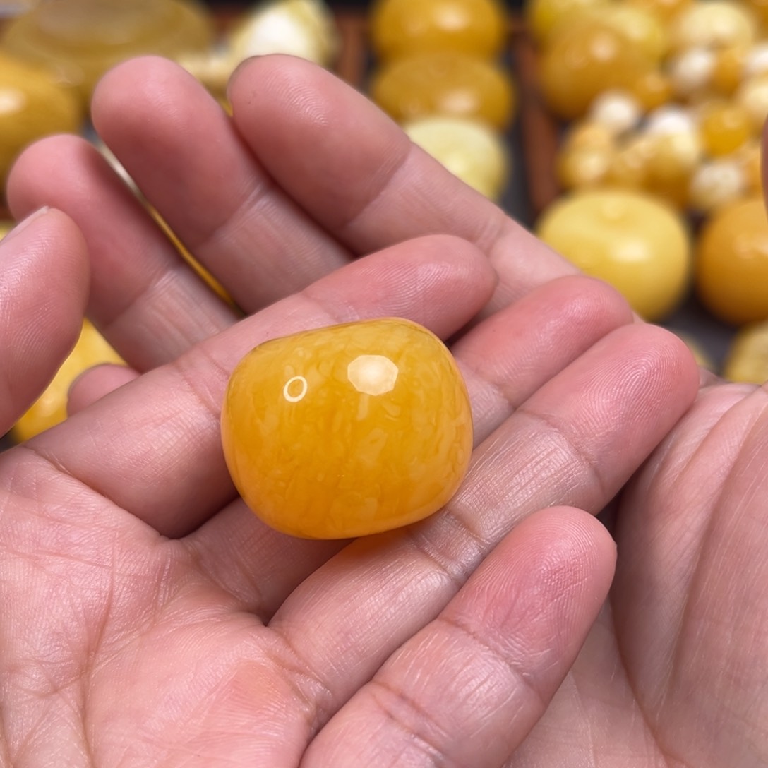 蜜蜡裸石未镶嵌?*苹果圆