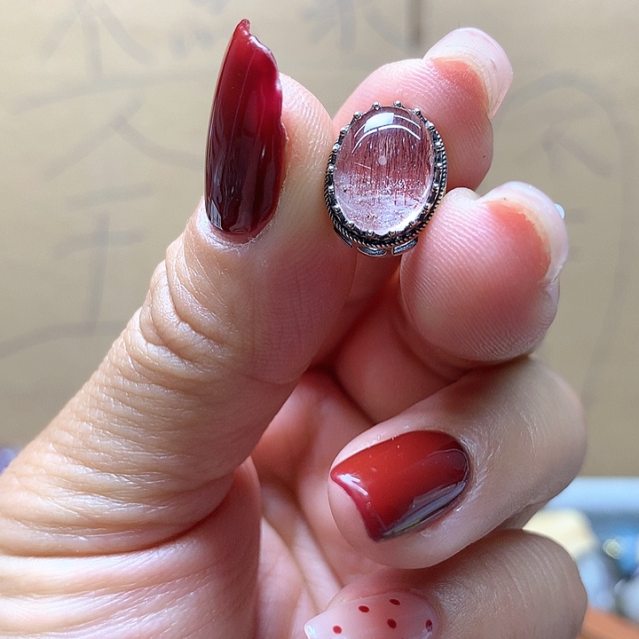 水晶水晶磨合银S925镶嵌