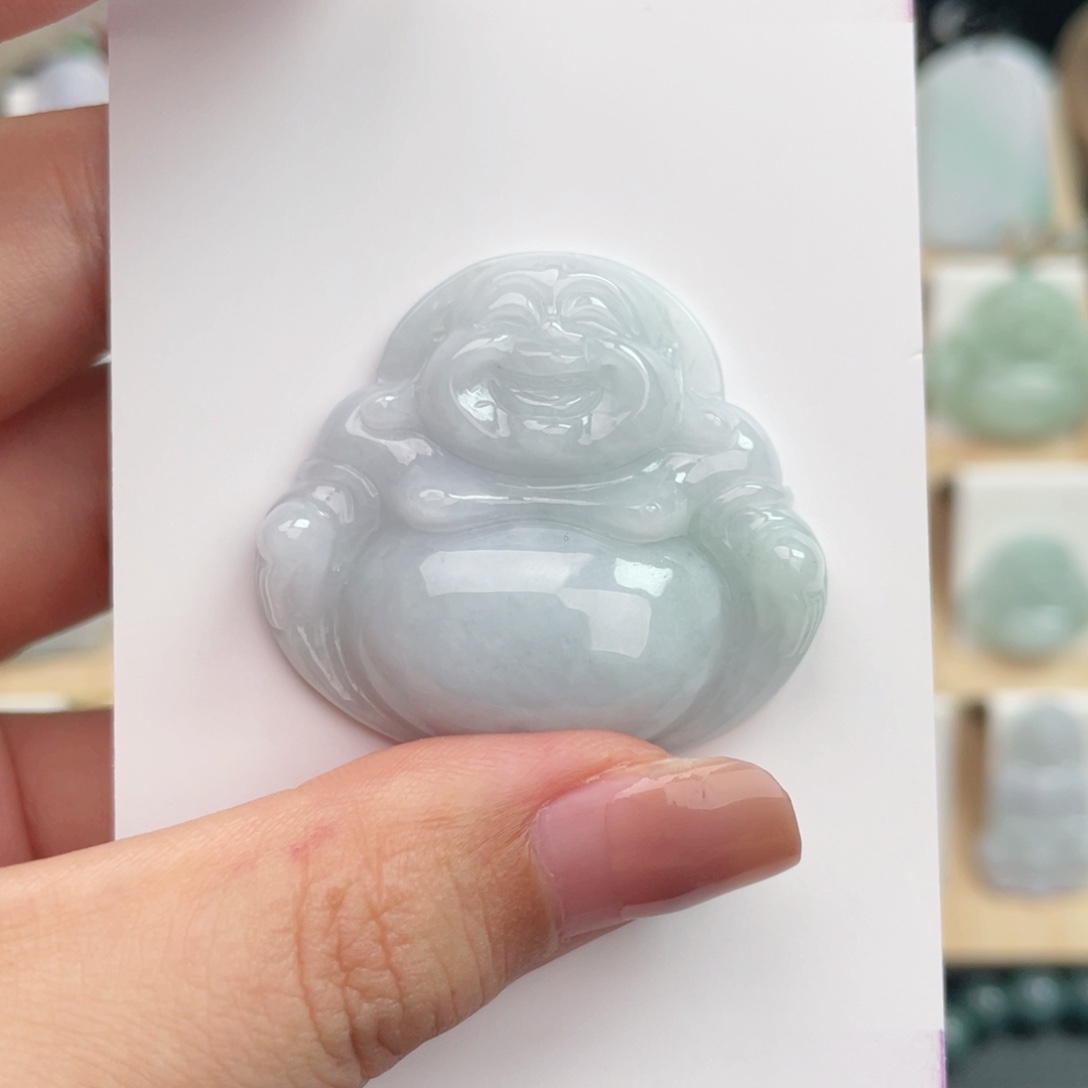 颈饰未镶嵌翡翠佛公