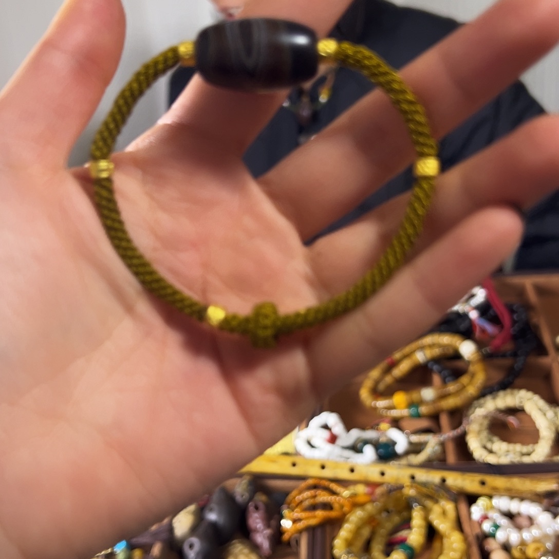 牛骨其他漂漂亮亮手编缠缠丝丝手串